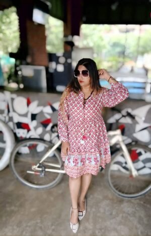 Pure Cotton Tiered Boho Dress